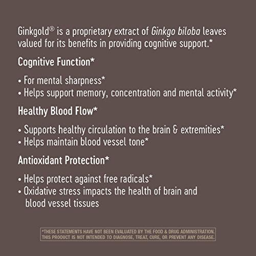 Foto 5 pulgar | Suplemento Nature's Way Ginkgold Max Advanced Ginkgo 60 Comprimidos - Venta Internacional.