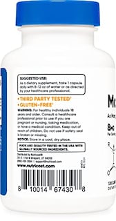 Foto 3 | Suplemento Nutricost Manganeso Quelado 8 Mg 120 Cápsulas - Venta Internacional.