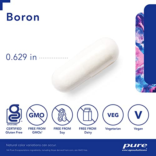 Foto 4 pulgar | Suplemento De Boro (glicinato) De Pure Encapsulations 60 Cápsulas - Venta Internacional.