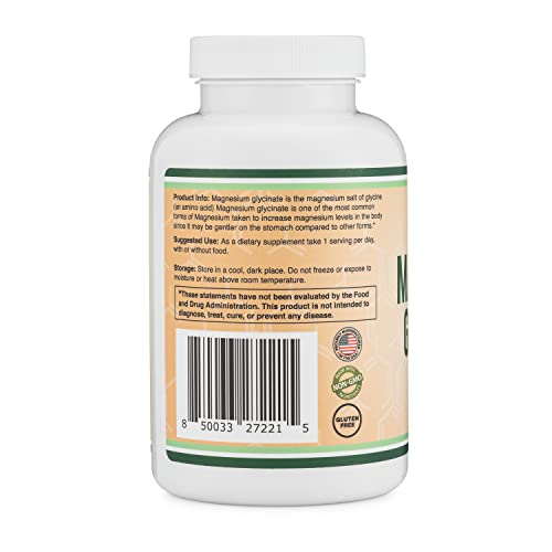 Foto 4 pulgar | Suplemento Double Wood Supplements Glicinato De Magnesio 400 Mg - Venta Internacional.