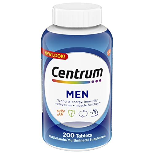 Suplemento Centrum Multivitamínico para Hombres 200 Comprimidos - Venta Internacional