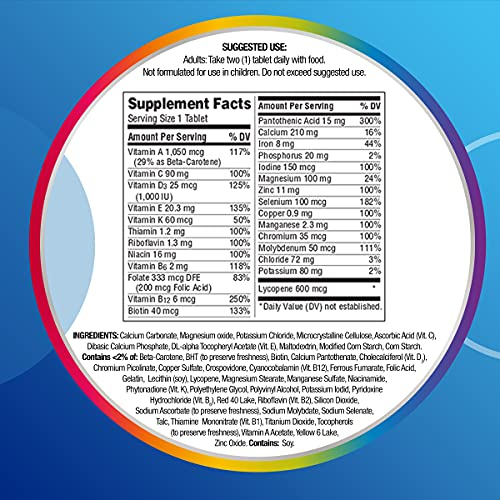 Foto 7 | Suplemento Centrum Multivitamínico para Hombres 200 Comprimidos - Venta Internacional