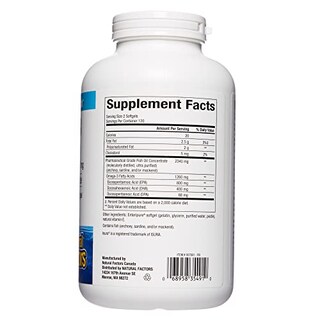 Foto 4 | Complemente Natural Factors Rxomega-3 Con Dha Y Epa 240 Soft - Venta Internacional.