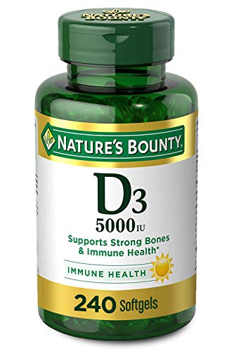 Foto 4 pulgar | Suplemento De Vitamina D3 De Nature's Bounty, 125 Mcg (5000 Ui), 240 G - Venta Internacional.