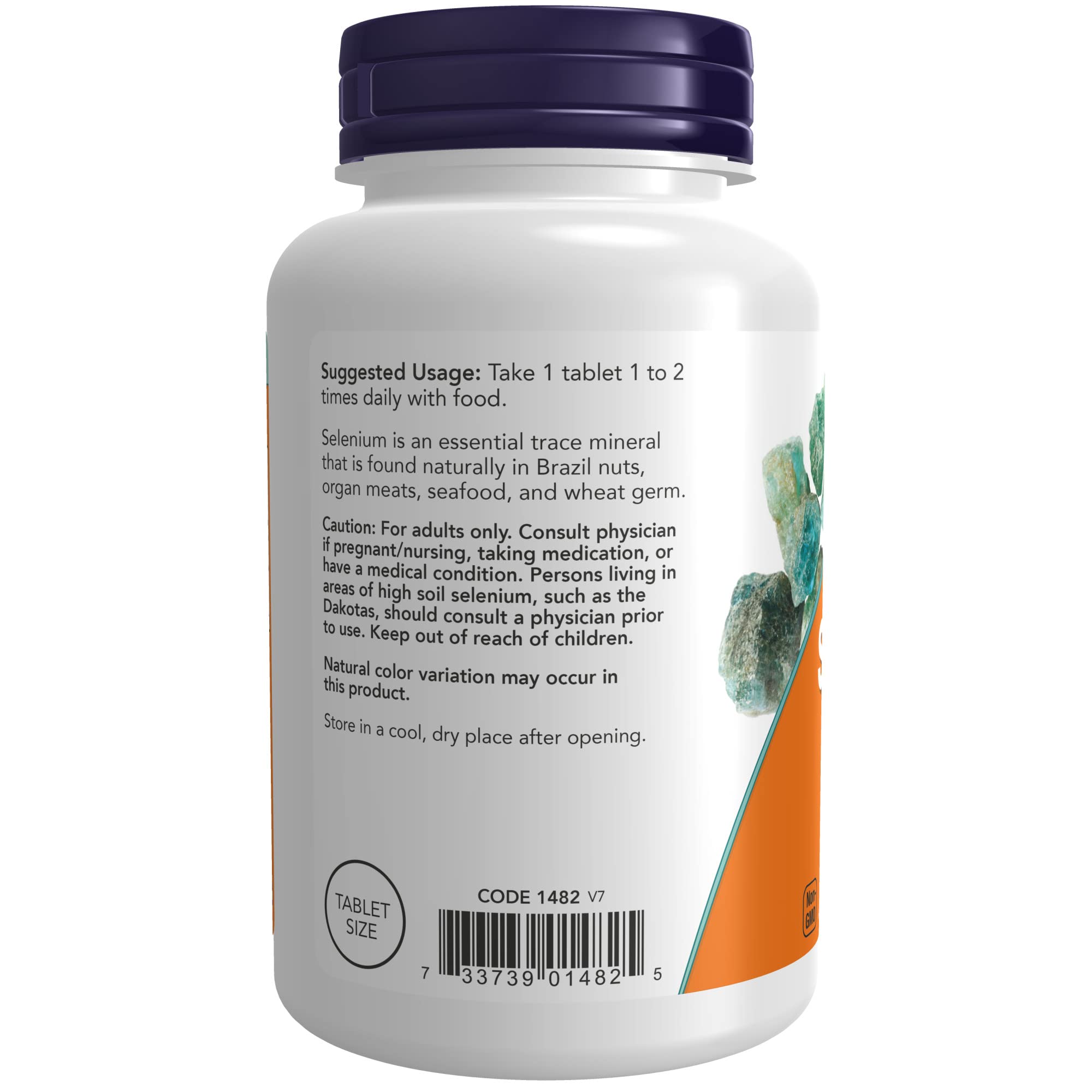 Foto 4 pulgar | Supplements Now Selenium (l-selenometionina) 100 Mcg 250 Tabletas - Venta Internacional.
