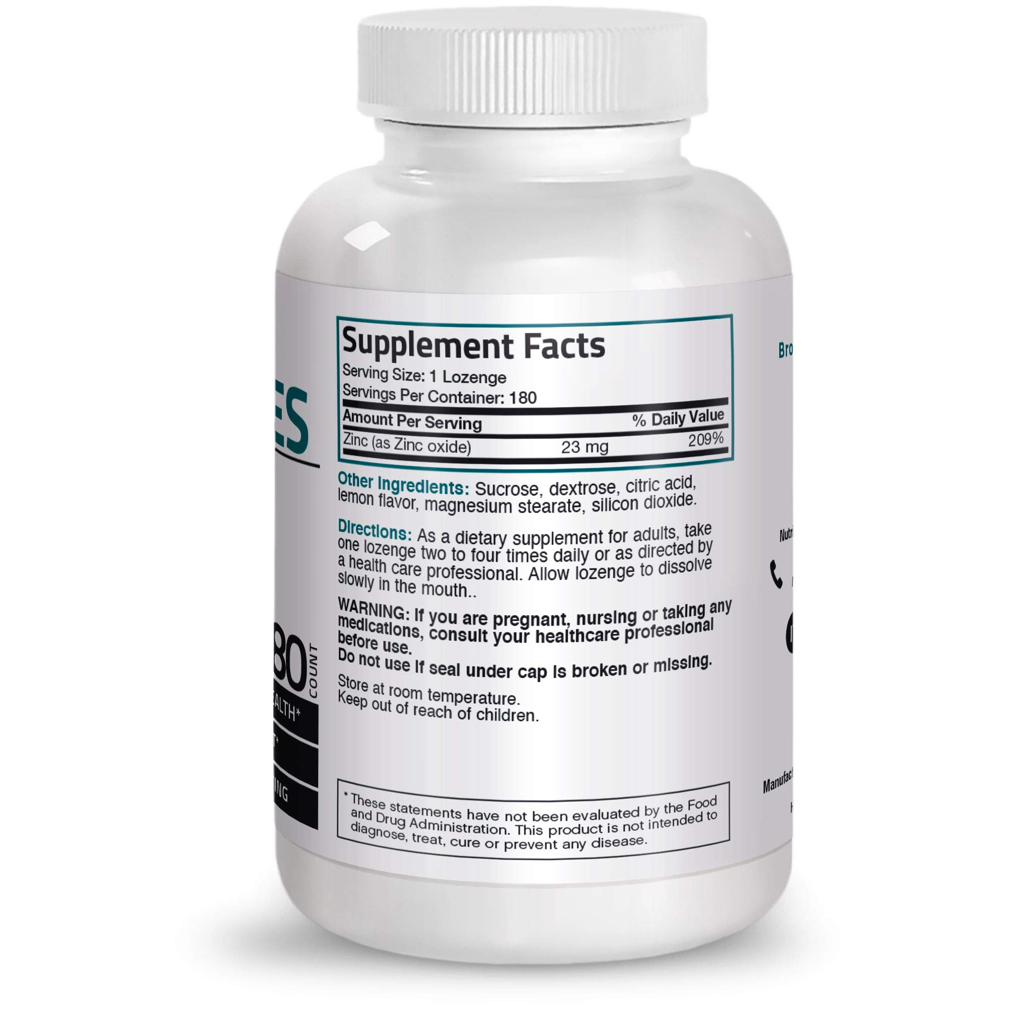 Foto 3 pulgar | Pastillas De Zinc Bronson Antioxidantes Y De Apoyo Inmunológico, 23 Mg - Venta Internacional.