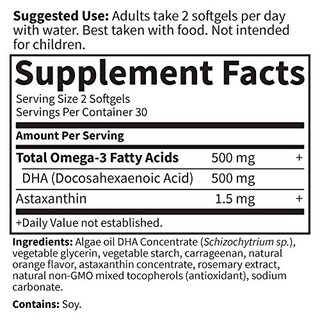Foto 5 | Suplemento Garden Of Life Minami Algae Omega 3 Vegan Dha 500 - Venta Internacional.