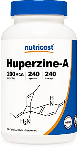 Foto 2 pulgar | Suplemento Nutricost Huperzine A 200 Mcg 240 Cápsulas - Venta Internacional.