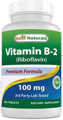 Foto 2 pulgar | Suplemento Best Naturals De Vitamina B2 (riboflavina) 100 Mg 180 T - Venta Internacional.
