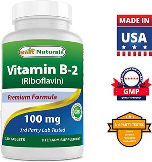 Foto 7 | Suplemento Best Naturals De Vitamina B2 (riboflavina) 100 Mg 180 T - Venta Internacional.