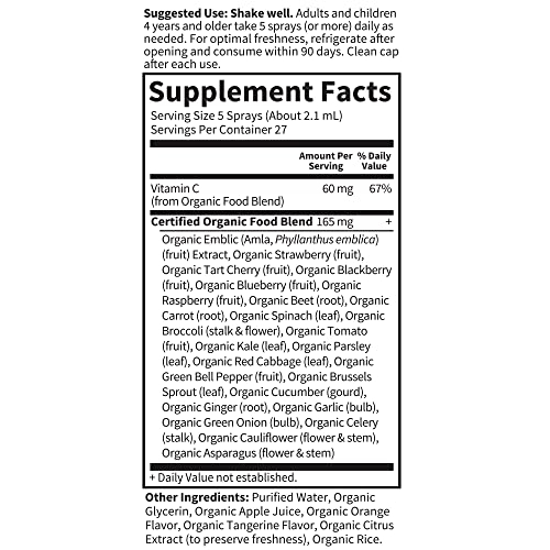 Foto 6 pulgar | Suplemento Garden Of Life Vitamina C Mykind Organic 60 Ml - Venta Internacional.