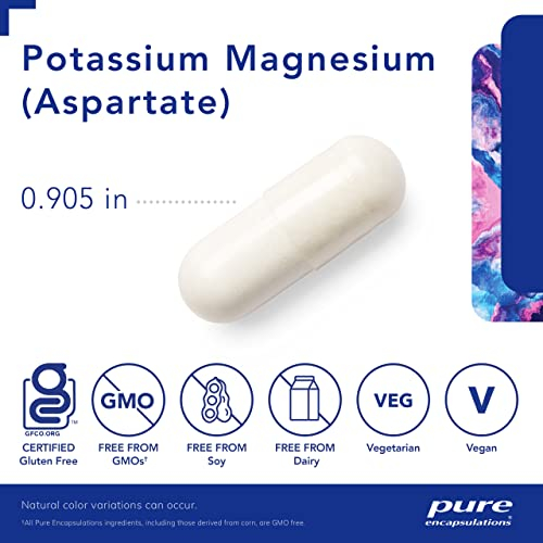Foto 4 pulgar | Supplement Pure Encapsulations, Potasio Y Magnesio, 180 Cápsulas - Venta Internacional.