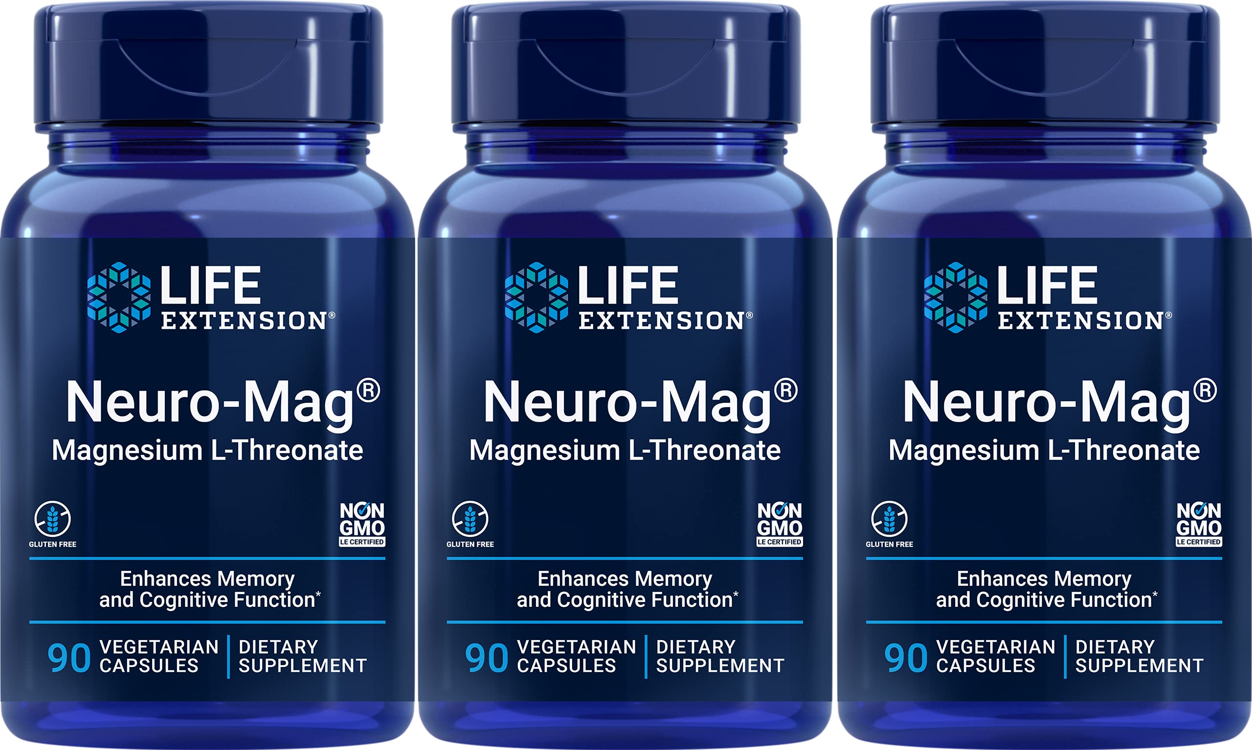 Foto 2 pulgar | Suplemento Life Extension Neuro-mag L-treonato De Magnesio - Venta Internacional.
