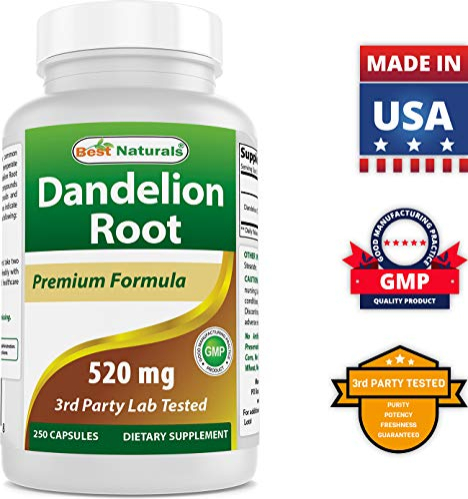 Foto 7 | Suplemento Best Naturals Raíz De Diente De León 520 Mg 250 Cápsulas - Venta Internacional.