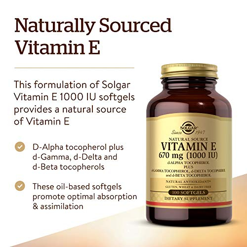 Foto 3 | Suplemento Solgar De Vitamina E 670 Mg (1000 Ui), 100 Cápsulas Blandas - Venta Internacional.