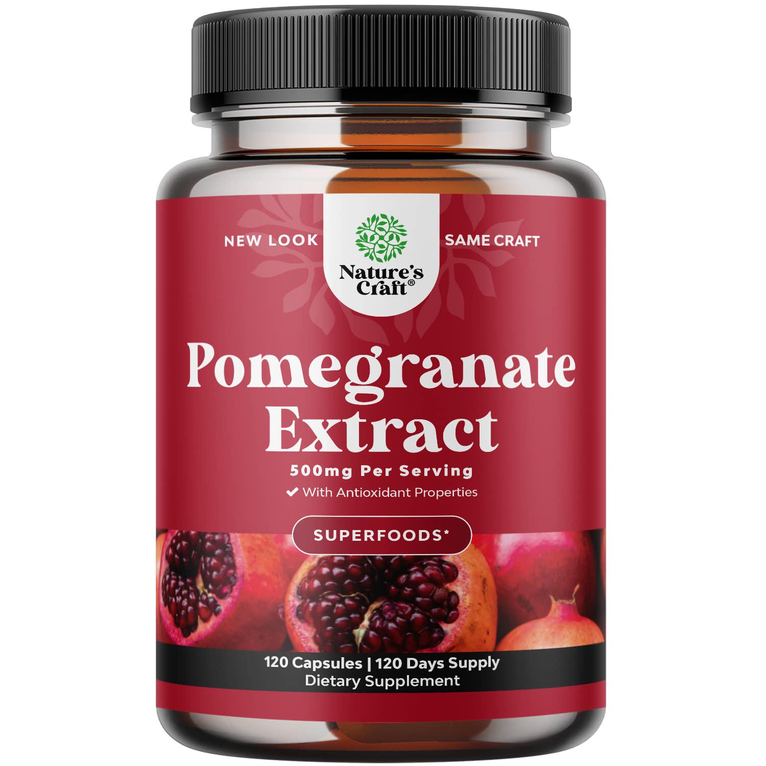 Foto 1 | Suplemento Antioxidante Avanzado De Natures Craft: Granada - Venta Internacional.