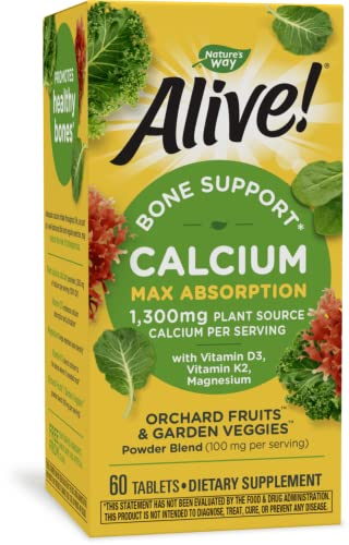 ¡complementa Nature's Way Alive! Mesa Calcium Bone Support 60 - Venta Internacional.