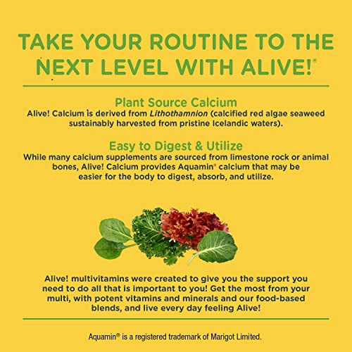 Foto 5 pulgar | ¡complementa Nature's Way Alive! Mesa Calcium Bone Support 60 - Venta Internacional.
