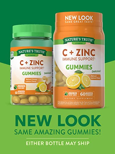 Foto 4 pulgar | Complementa Las Gomitas De Vitamina C De Nature's Truth Con Zinc, 60 Unidades - Venta Internacional.