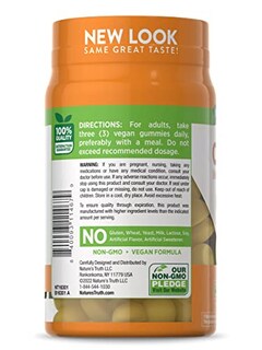 Foto 6 | Complementa Las Gomitas De Vitamina C De Nature's Truth Con Zinc, 60 Unidades - Venta Internacional.