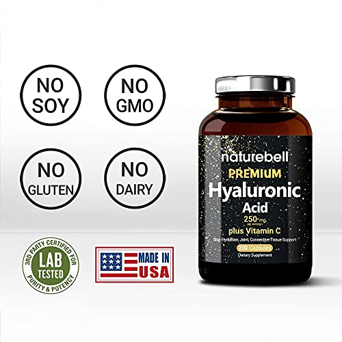 Foto 6 pulgar | Suplementos De Ácido Hialurónico A Base De Plantas Naturebell 250 Mg - Venta Internacional.