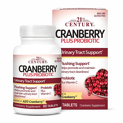 Foto 1 | Suplemento Probiótico 21st Century Cranberry Plus, 60 Tabletas - Venta Internacional.