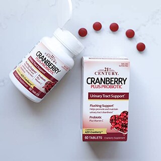 Foto 6 | Suplemento Probiótico 21st Century Cranberry Plus, 60 Tabletas - Venta Internacional.