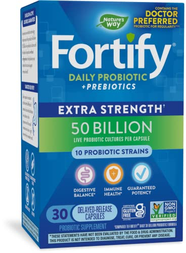 Foto 2 pulgar | Probiótico Nature's Way Fortify Extra Strength 50b 30 Cápsulas - Venta Internacional.