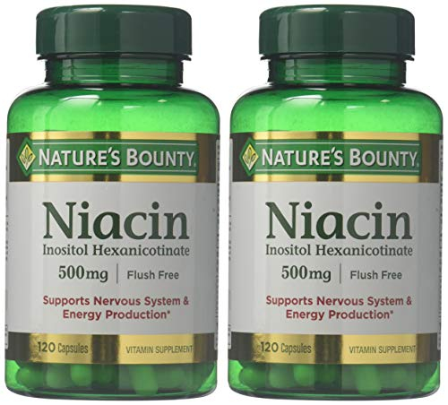 Foto 3 pulgar | Suplemento De Niacina Nature's Bounty Flush Free 500 Mg 240 Cápsulas - Venta Internacional.