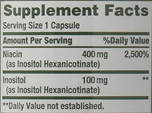 Foto 4 pulgar | Suplemento De Niacina Nature's Bounty Flush Free 500 Mg 240 Cápsulas - Venta Internacional.