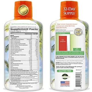 Foto 6 | Multivitamínico Líquido Tropical Oasis Mega Premium 32 Porciones - Venta Internacional.