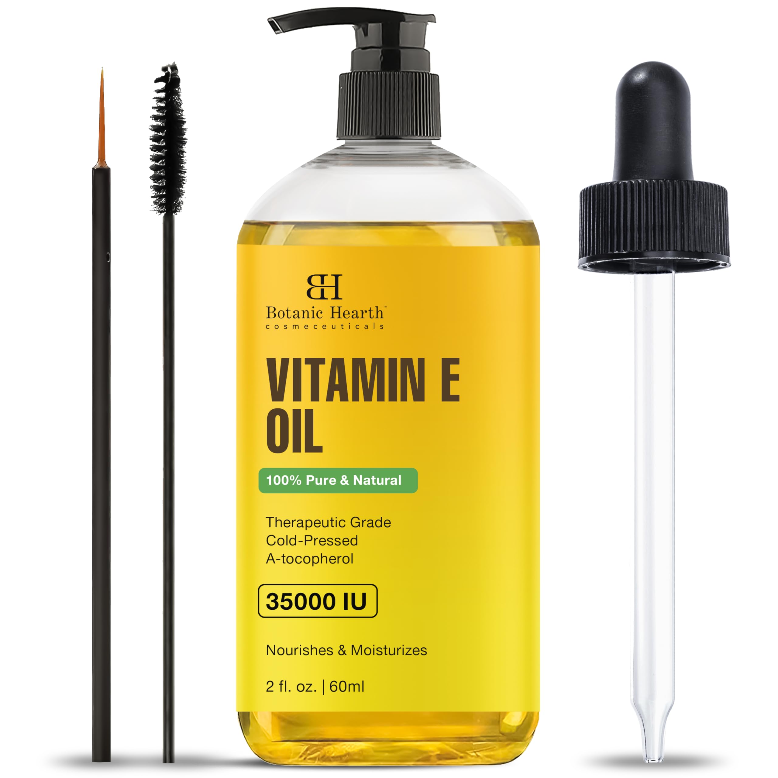 Foto 1 | Aceite De Vitamina E Botanic Hearth 100% Puro Y Natural, 60 Ml - Venta Internacional.