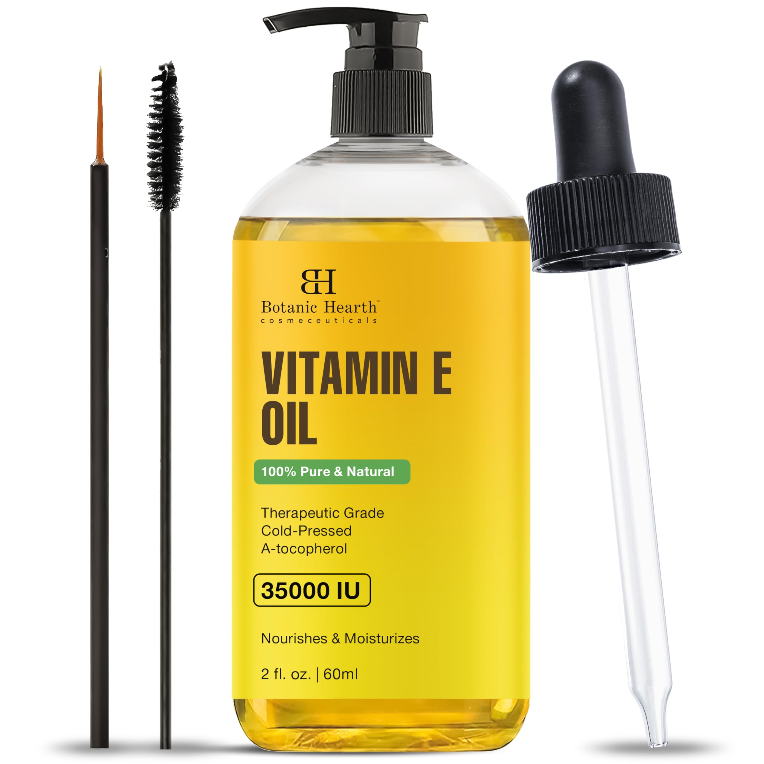 Foto 4 pulgar | Aceite De Vitamina E Botanic Hearth 100% Puro Y Natural, 60 Ml - Venta Internacional.