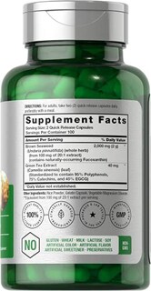 Foto 2 | Suplemento De Extracto De Algas Pardas Horbäach 2000 Mg 200 Píldoras - Venta Internacional.