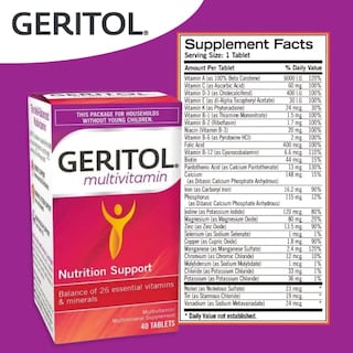 Foto 6 | Suplemento Geritol, Soporte Nutricional Multivitamínico, 40 Tabletas - Venta Internacional.