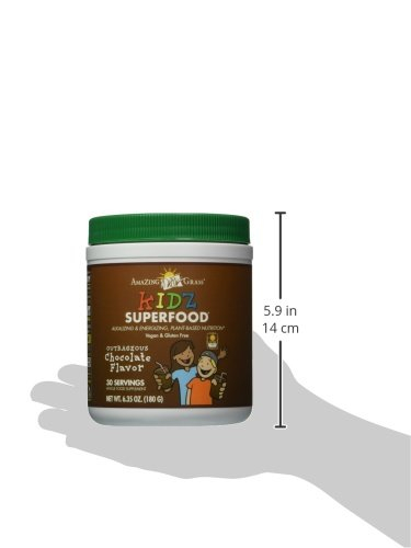 Foto 6 | Superfood Amazing Grass Kidz Organic Greens Chocolate 180 G - Venta Internacional.