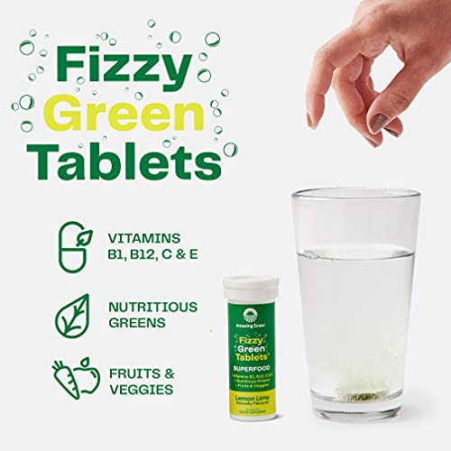 Foto 4 pulgar | Suplemento Amazing Grass Fizzy Green Tablets 60 Tabletas - Venta Internacional.