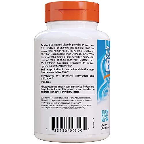 Foto 4 pulgar | Suplemento Doctor's Best Multivitamin 90 Cápsulas Vegetarianas - Venta Internacional.