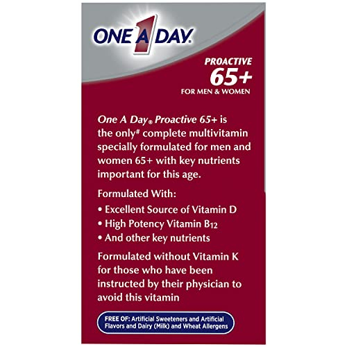Foto 4 pulgar | Multivitamínico One A Day Proactive 65+ 150 Tabletas - Venta Internacional.