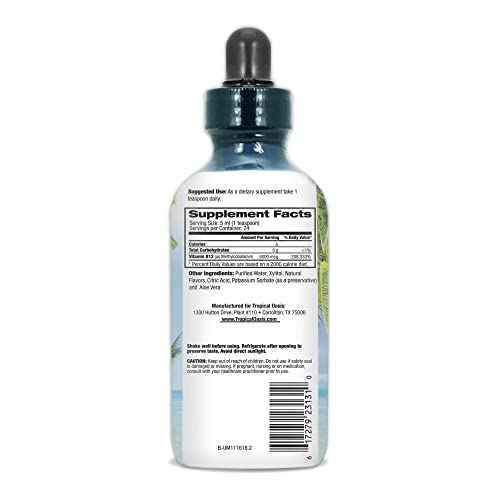 Foto 3 pulgar | Gotas Líquidas Sublinguales De Vitamina B12 Tropical Oasis 118 Ml - Venta Internacional.