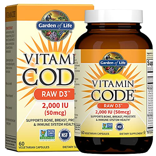Foto 2 pulgar | Suplemento Garden Of Life Vitamin Code Raw D3 2000 Ui 60 Ca - Venta Internacional.