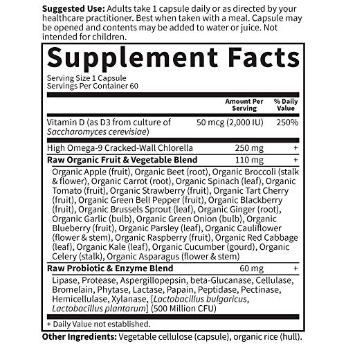 Foto 6 pulgar | Suplemento Garden Of Life Vitamin Code Raw D3 2000 Ui 60 Ca - Venta Internacional.