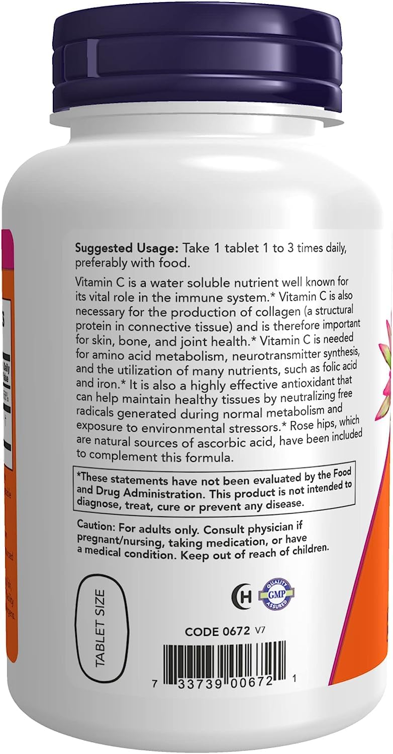 Foto 4 pulgar | Supplements Now Vitamina C-500, Ascorbato De Calcio, 250 Cápsulas - Venta Internacional.