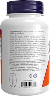 Foto 3 | Supplements Now Vitamina C-500, Ascorbato De Calcio, 250 Cápsulas - Venta Internacional.