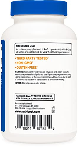 Foto 4 pulgar | Suplemento Nutricost: Cápsulas De Boro, 10 Mg, 240 Cápsulas Veganas - Venta Internacional.