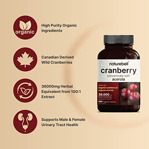 Foto 4 pulgar | Suplemento Naturebell De Arándano De Doble Concentración 36000 Mg - Venta Internacional.