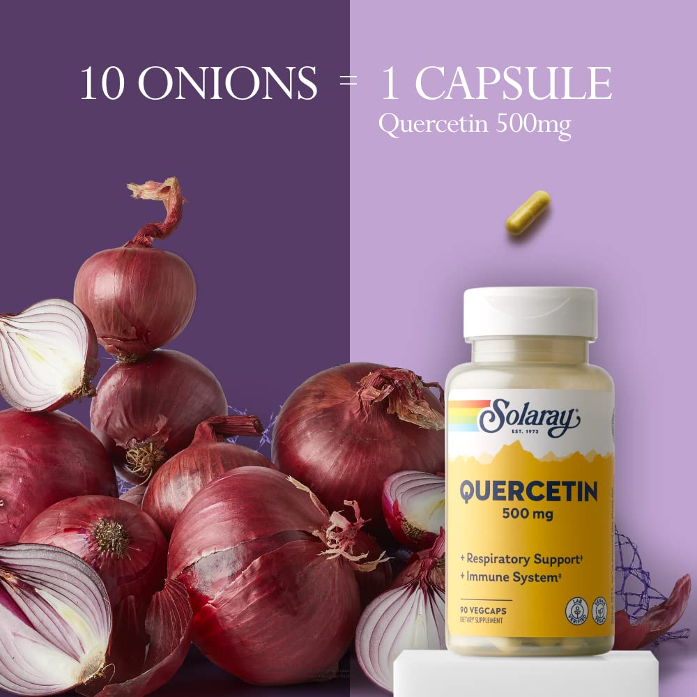 Foto 4 pulgar | Suplemento Solaray: Quercetina, Bromelina Y Vitamina C, 60 Cápsulas - Venta Internacional.