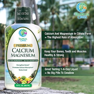 Foto 3 | Suplemento Tropical Oasis Liquid Calcio Magnesio 480 Ml - Venta Internacional.