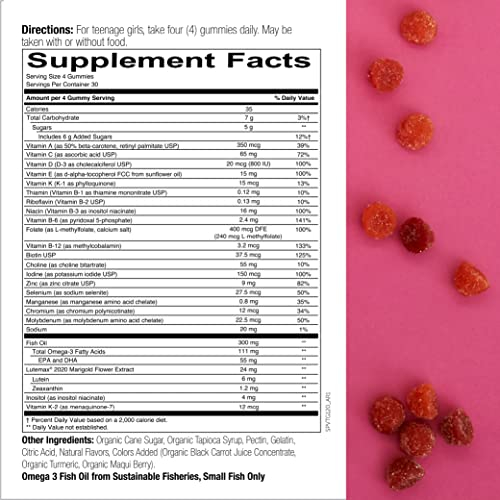 Foto 4 pulgar | Suplemento Smartypants Teen Girl Formula 120 Gomitas - Venta Internacional.