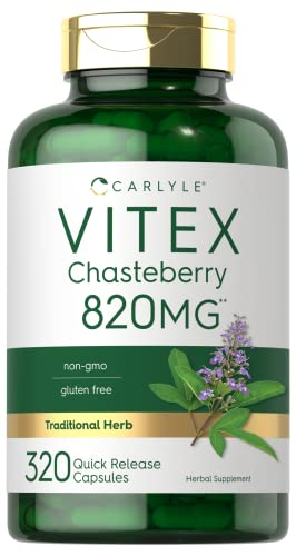Foto 2 pulgar | Suplemento Carlyle Vitex Sauzgatillo 820 Mg 150 Cápsulas - Venta Internacional.
